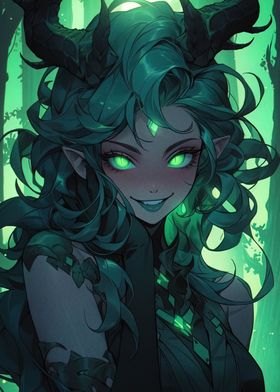 Green-Eyed Demoness