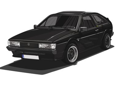 VW Scirocco 53b GT2 Black