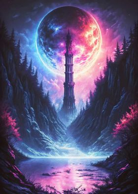 Fantasy Tower Landscape