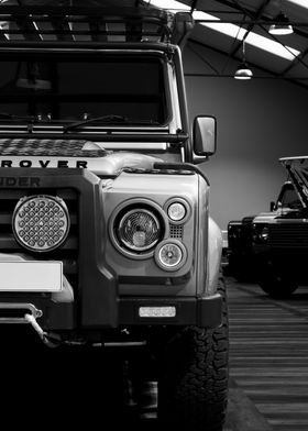 Land Rover Defender Front View