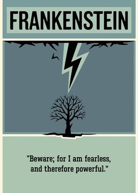 Frankenstein Minimalist Poster