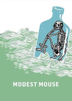 Modest Mouse Skeleton in Bottle