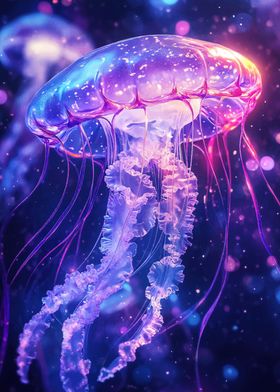 Neon Jellyfish