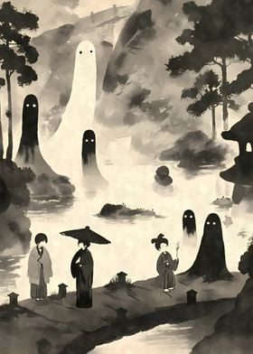 Japanese Ghostly Yokai