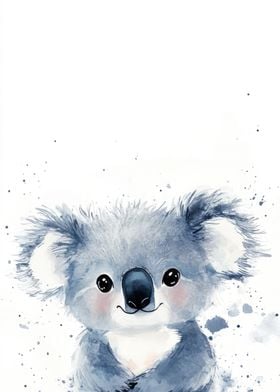 Cute Watercolor Koala