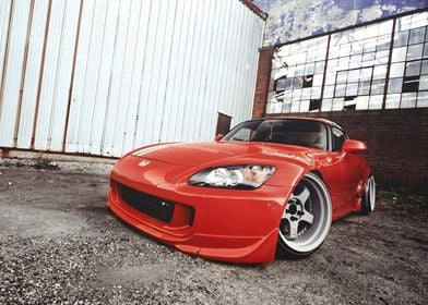 Red Honda S2000