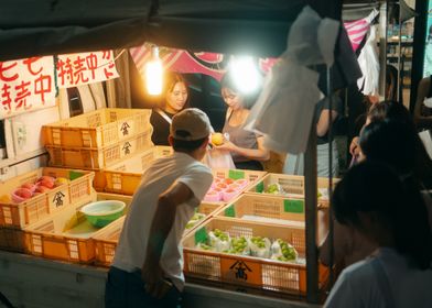 Japanese Kei Truck Street Market