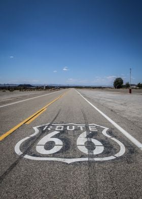 Route 66 Road Sign