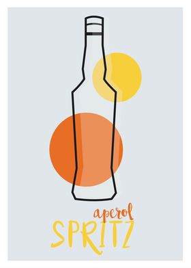 Aperol Spritz Illustration