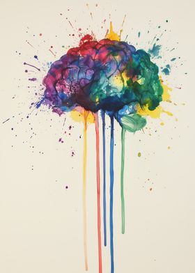 Colorful Brain Splashes