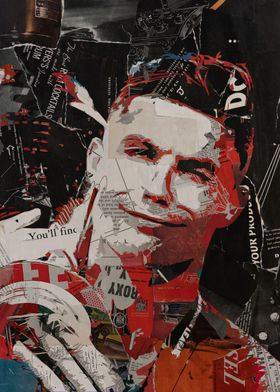 Collage Portrait cristiano ronaldo 