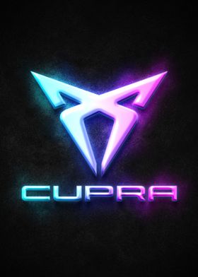 CUPRA Logo Neon