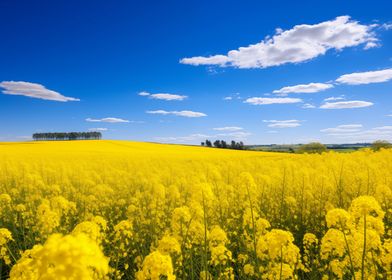 Yellow Field Landscape