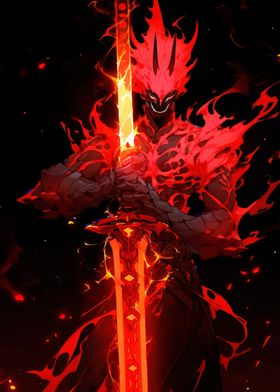 Fiery Demon Warrior