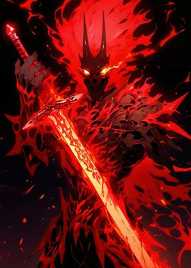 Fiery Demon Warrior