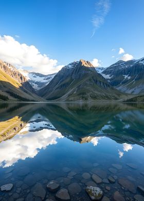 Tranquil Lake Reflections