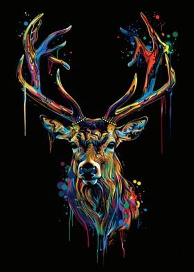 Colorful Deer