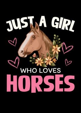 Horse Lover Girl Design