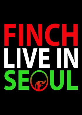 Finch Live in Seoul Concert Poster