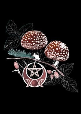 Mystic Mushrooms & Pagan Symbols