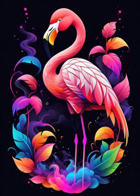 Neon Flamingo