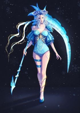 Ice Queen Fantasy Character