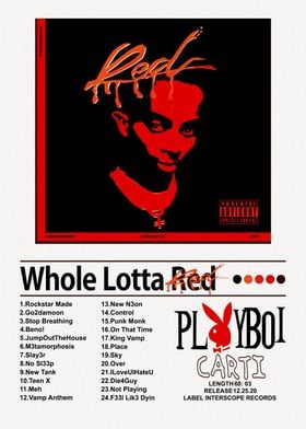 Playboi Carti Whole Lotta Red Album Cover