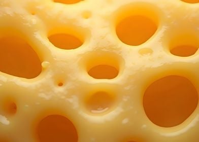 Close-up of Swiss Cheese