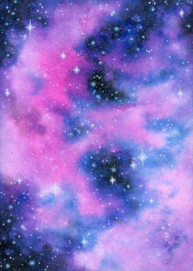 Pink and Blue Nebula