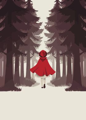 Red Riding Hood in the Woods