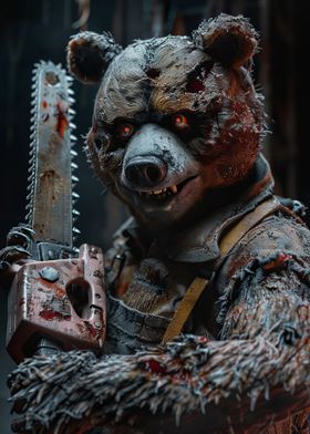 Bear with Chainsaw