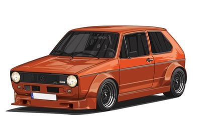 VW Golf 1 GTI Gruppe H Rabbit