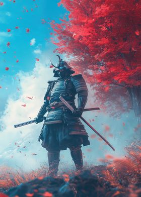 Samurai in Autumn