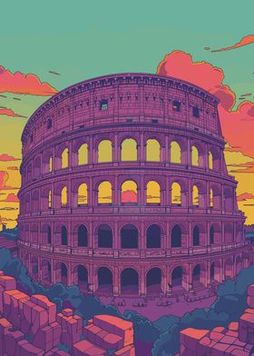 Colosseum Retro Mid Century Style