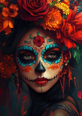 Sugar Skull Woman