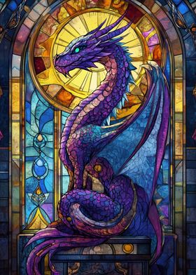 Stained Glass Dragon