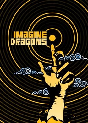 Imagine Dragons Hand Poster