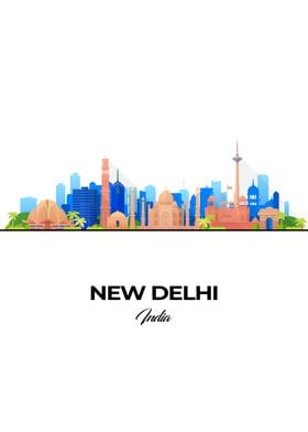 New Delhi Skyline