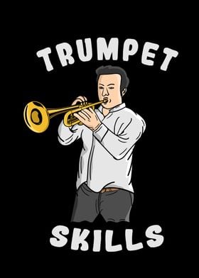 Trumpet Skills Trumpet Player Men Music Orchestra Trumpet