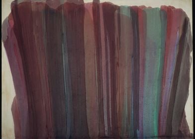 Abstract Watercolor Stripes