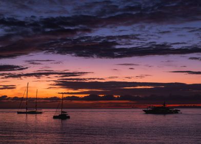 Sunrise from Antibes