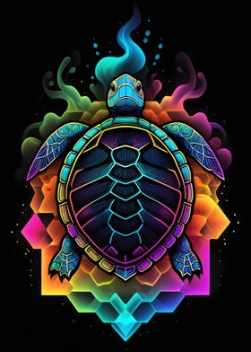 Neon Turtle