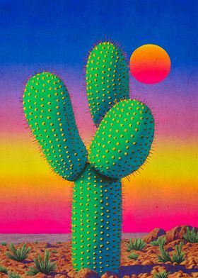 Cactus Sunset