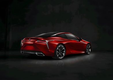 Red Lexus Coupe