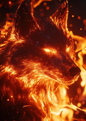 Fiery Wolf