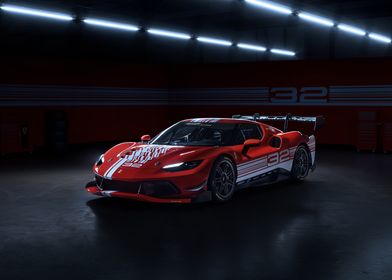 Ferrari 499P Race Car