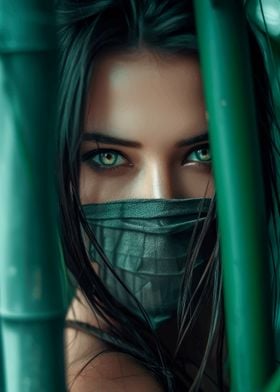 Woman with Green Eyes