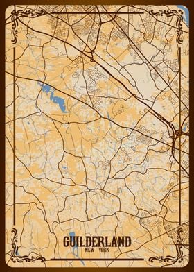 Guilderland, New York Map