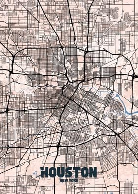 Houston City Map