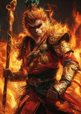 Monkey King in Flames